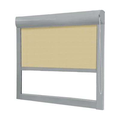 Cortina Rolô Blackout Caixa Box Tecido Pinpoint