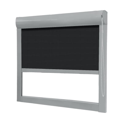 Cortina Rolô Blackout Caixa Box Tecido Pinpoint