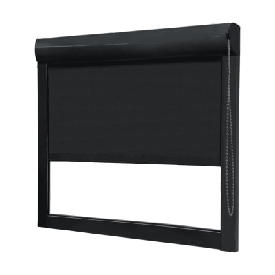 Cortina Rolô Blackout Caixa Box Tecido Pinpoint