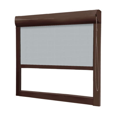 Cortina Rolô Blackout Caixa Box Tecido Pinpoint