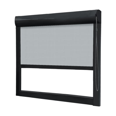 Cortina Rolô Blackout Caixa Box Tecido Pinpoint