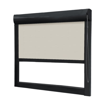 Cortina Rolô Blackout Caixa Box Tecido Pinpoint