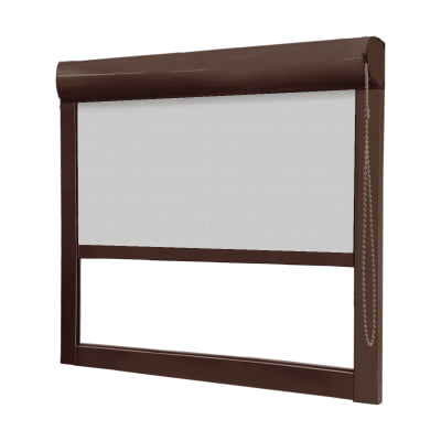 Cortina Rolô Blackout Caixa Box Tecido Pinpoint