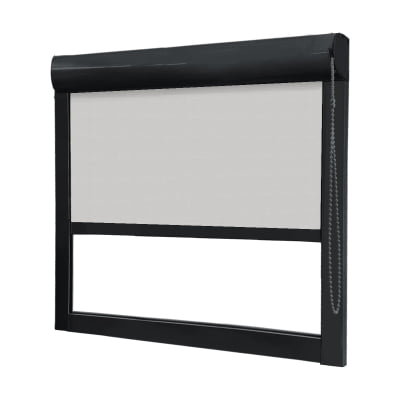 Cortina Rolô Blackout Caixa Box Tecido Pinpoint