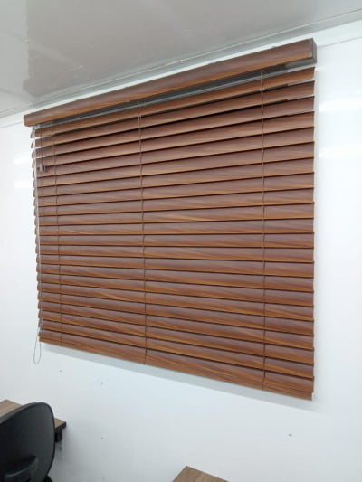 Persiana Horizontal Pvc Madeira
