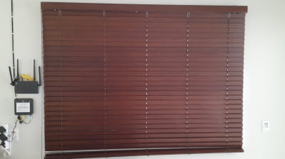 Persiana Horizontal 50mm Madeira Bamboo