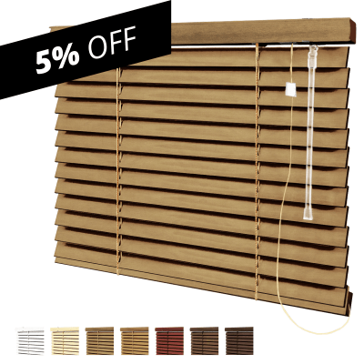 Persiana Horizontal 50mm Madeira Sintética com Pintura Especial Persiana Horizontal 50mm Madeira Sintética com Pintura Especial