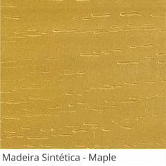 Persiana Horizontal 50mm Madeira Sintética com Ranhuras