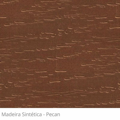 Persiana Horizontal 50mm Madeira Sintética com Ranhuras