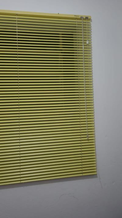 Persiana Horizontal Alumínio Amarela Coleção 25mm Cor 009