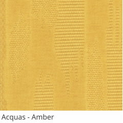 Persiana Vertical Amarela Tecido Translúcido Coleção Acquas Cor Amber 