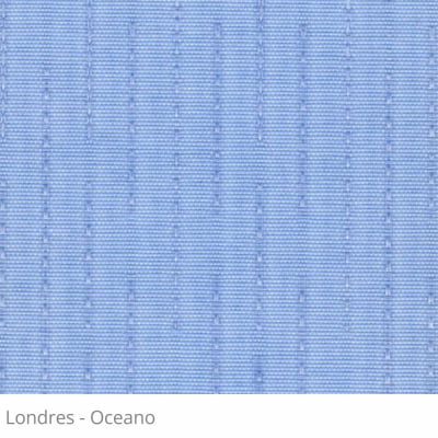 Persiana Vertical Azul Claro Tecido Translúcido Coleção Londres Cor Oceano Persiana Vertical Azul Claro Tecido Translúcido Coleção Londres Cor Oceano