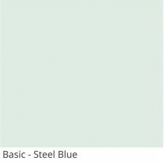 Persiana Vertical Azul PVC Coleção Basic Cor Steel Blue