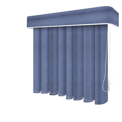 Persiana Vertical Azul PVC Coleção Urban Cor Royal