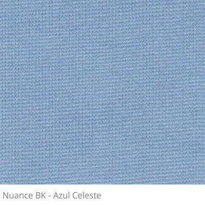 Persiana Vertical Azul Tecido Blackout Coleção Nuance Cor Azul Celeste 