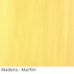   Persiana Vertical PVC Coleção Madeira Cor Marfim 