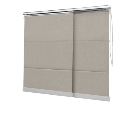 Cortina Painel Bege Tecido Blackout Coleção Hannover Cor Beige