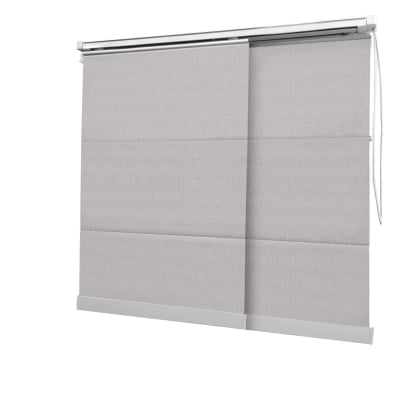 Cortina Painel Bege Tecido Blackout Coleção Liberty Cor Cream