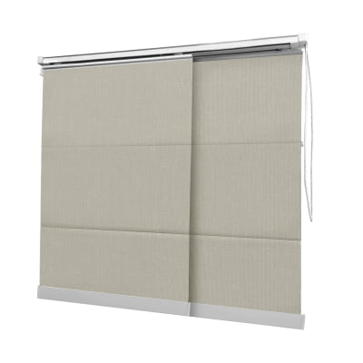 Cortina Painel Bege Tecido Blackout Coleção Picasso Cor Cream