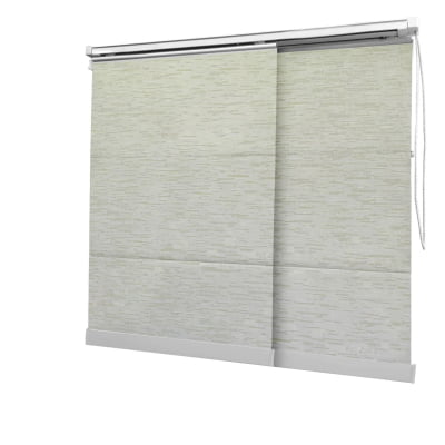 Cortina Painel Bege Tecido Blackout Coleção Tohu Cor Mescla