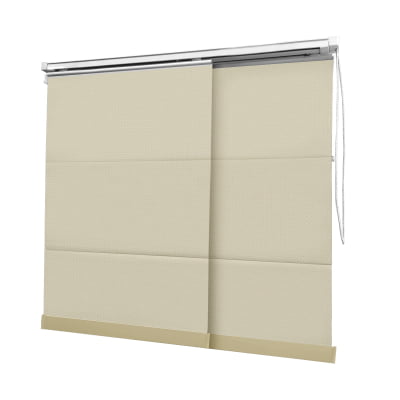Cortina Painel Bege Tecido Tela Solar Coleção Screen 1% Cor Beige