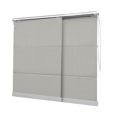 Cortina Painel Bege Tecido Translúcido Coleção Denver Cor Cream