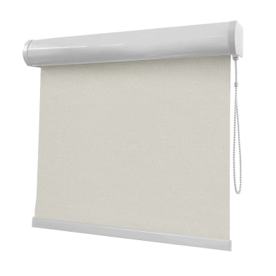 Cortina Rolô Bege Tecido Blackout Coleção Ducatti Cor Cream