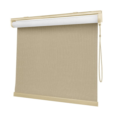 Cortina Rolô Bege Tecido Blackout Coleção Picasso Cor Beige