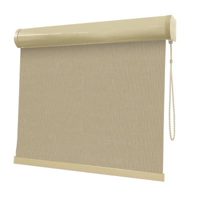 Cortina Rolô Bege Tecido Blackout Coleção Picasso Cor Beige