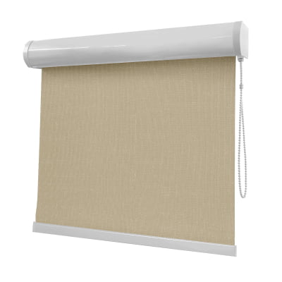 Cortina Rolô Bege Tecido Blackout Coleção Picasso Cor Beige