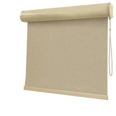 Cortina Rolô Bege Tecido Blackout Coleção Picasso Cor Beige