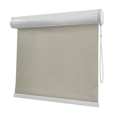 Cortina Rolô Bege Tecido Blackout Coleção Picasso Cor Cream