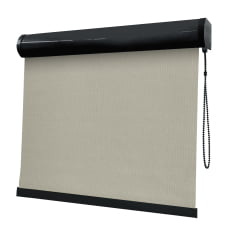 Cortina Rolô Bege Tecido Blackout Coleção Picasso Cor Cream