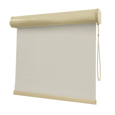 Cortina Rolô Bege Tecido Blackout Coleção Picasso Cor Cream