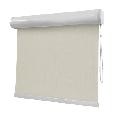 Cortina Rolô Bege Tecido Blackout Coleção Picasso Cor Cream
