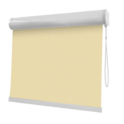 Cortina Rolô Bege Tecido Blackout Coleção Pinpoint Cor Beige