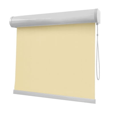 Cortina Rolô Bege Tecido Blackout Coleção Pinpoint Cor Beige