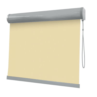 Cortina Rolô Bege Tecido Blackout Coleção Pinpoint Cor Beige