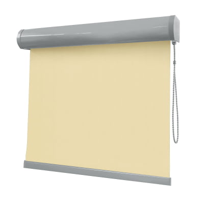 Cortina Rolô Bege Tecido Blackout Coleção Pinpoint Cor Beige