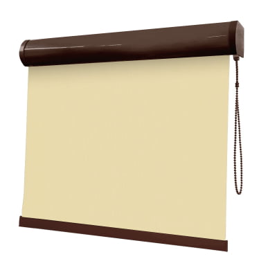 Cortina Rolô Bege Tecido Blackout Coleção Pinpoint Cor Beige