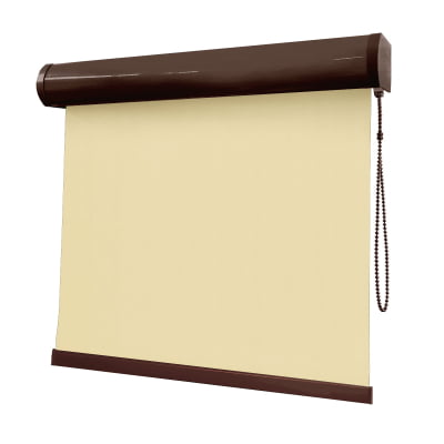 Cortina Rolô Bege Tecido Blackout Coleção Pinpoint Cor Beige