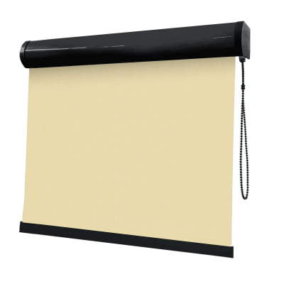 Cortina Rolô Bege Tecido Blackout Coleção Pinpoint Cor Beige