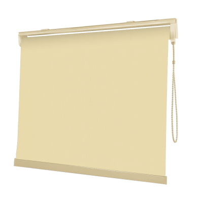 Cortina Rolô Bege Tecido Blackout Coleção Pinpoint Cor Beige