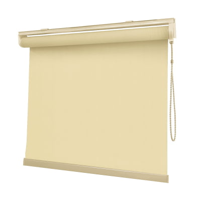 Cortina Rolô Bege Tecido Blackout Coleção Pinpoint Cor Beige