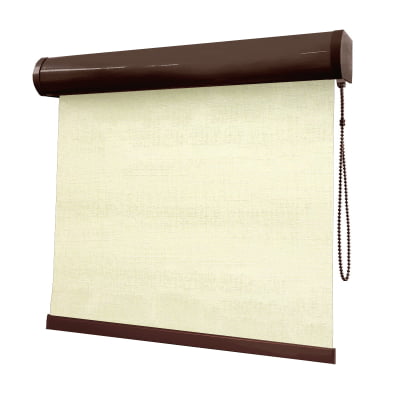 Cortina Rolô Bege Tecido Blackout Coleção Stucco Cor Linen