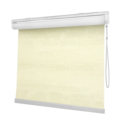 Cortina Rolô Bege Tecido Blackout Coleção Stucco Cor Linen