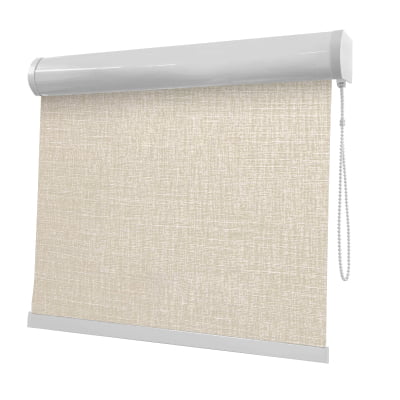 Cortina Rolô Bege Tecido Blackout Coleção Stucco Cor Sand
