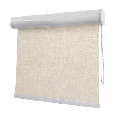Cortina Rolô Bege Tecido Blackout Coleção Stucco Cor Sand