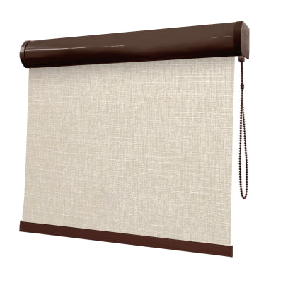 Cortina Rolô Bege Tecido Blackout Coleção Stucco Cor Sand