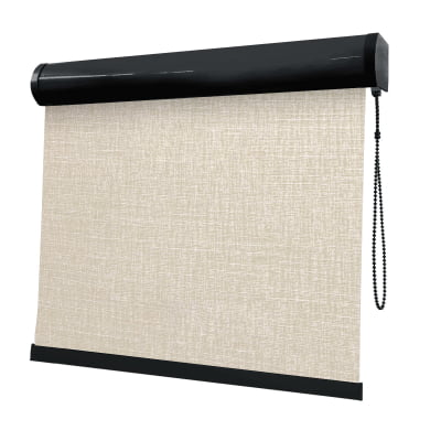 Cortina Rolô Bege Tecido Blackout Coleção Stucco Cor Sand